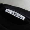 アクネ ストゥディオズ ロゴパッチ スウェット ブラック