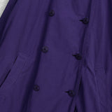 ミー イッセイミヤケ アーカイブ ナイロン トレンチコート レディース パープル