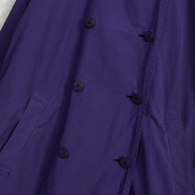 ミー イッセイミヤケ アーカイブ ナイロン トレンチコート レディース パープル