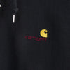 Carhartt 徽标连帽衫 黑色