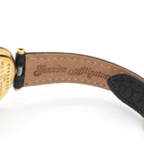 卡地亚 Must Vendôme 1851 CC283943 925 x 售后市场皮革/QZ 阿拉伯数字表盘白色表盘 5/1 已更换电池