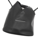エムエムシックス メゾンマルジェラ レザー ジャパニーズバッグ クロスボディ ショルダーバッグ ブラック