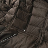 バーバリー 金ボタン ダウンジャケット ダウンコート ブラウン