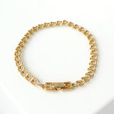 クリスチャン ディオール ヴィンテージ GPゴールド チェーン ブレスレット