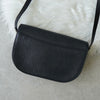 Christian Dior CD logo gold hardware leather shoulder bag navy