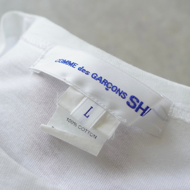 Comme des Garçons Shirt Logo T-Shirt White
