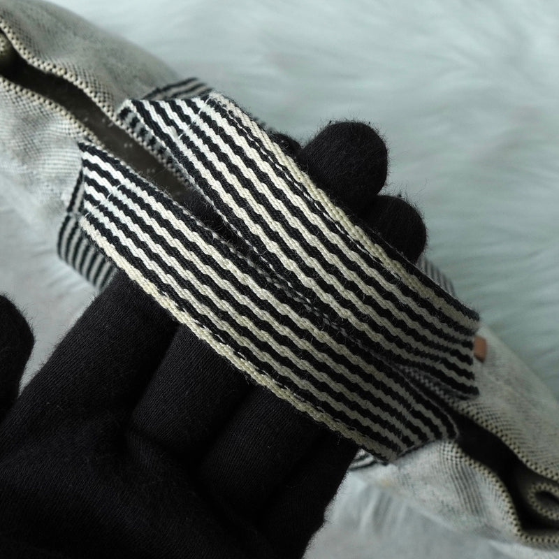 エルメス フールトゥPM キャンバス ハンドバッグ ホワイト / ブラック