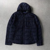 ポロ ラルフローレン ロゴプレート ダウンジャケット ネイビー