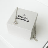 ヴィヴィアン ウエストウッド オーブ 1P ラインストーン シルバー ネックレス 箱付き - NEWSED