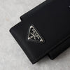 プラダ ポコノ テスート サファイアーノ ナイロン/レザー スマホホルダー ブラック 1ZT023 ストラップ付