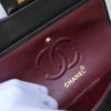 Chanel No. 2 Turnlock Matelasse 23 Lambskin Double Flap Chain Shoulder Bag in Black