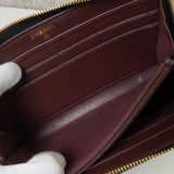 シャネル 2番台 ココマーク マトラッセ キャビアスキン ラウンドファスナー 長財布 ブラック - NEWSED