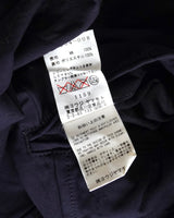 ワイズ ヨウジヤマモト シワ加工 コットン チェスターコート ネイビー サイズ2 メンズ レディース - NEWSED