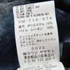 ワイズ 千鳥格子 水玉 ドット柄 フロッキープリント 長袖 トップス カットソー ブルー 2 レディース