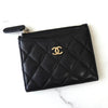 シャネル 2番台 ココマーク キャビアスキン カードケース フラグメントケース ブラック