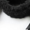 バレンシアガ エブリデイ 2.0 xs ロゴ刺繍入り Fファー ショルダー トートバッグ ブラック レディース