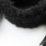 バレンシアガ エブリデイ 2.0 xs ロゴ刺繍入り Fファー ショルダー トートバッグ ブラック レディース - NEWSED