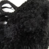 バレンシアガ エブリデイ 2.0 xs ロゴ刺繍入り Fファー ショルダー トートバッグ ブラック レディース