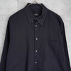 Jil Sander 2000s 纯色长袖衬衫（黑色）