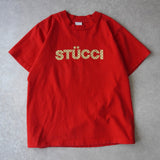 ステューシー 2000's USA製 ロゴ Tシャツ レッド - NEWSED