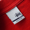 Stüssy 2000 年代美国制造徽标 T 恤（红色）