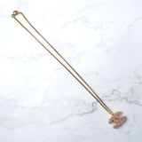 シャネル 2002年製 ココマーク ラインストーン ネックレス GPゴールド - NEWSED