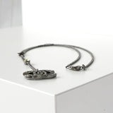 シャネル 2006年製 ココマーク ラインストーン ネックレス シルバー - NEWSED