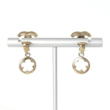 シャネル 2006年製 ココマーク スイング カットアウトフラワー イヤリング GP 06/P - NEWSED