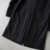 ナンバーナイン 2006AW パッチワーク レザー切り替え ウール チェスターコート ブラック
