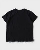トリコ コム デ ギャルソン 2009年製 フリルドッキング Tシャツ Sサイズ ブラック レディース - NEWSED