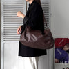 Maison Margiela 2011-2015 棕色 Four-Tag Faulttitch 皮革两用手提包/单肩包