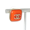 Chanel 2014 Coco Mark 方形耳环（GP 金色/橙色）