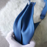 エルメス 2014年製 エブリンIIIGM トリヨンクレマンス SV金具 □R刻 ショルダーバッグ ブルーパラダイス 箱付き - NEWSED