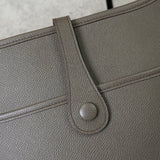 エルメス 2015年製 エブリン3GM ヴォーエプソン エトゥープ T刻 ショルダーバッグ グレージュ - NEWSED