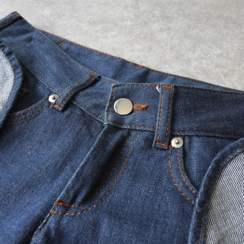 エムエムシックス メゾン マルジェラ 2016AW サイドフリル デニム ジーンズ レディース - NEWSED