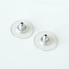 Chanel 2017 Twisted Coco Mark Rhinestone Earrings in Silver