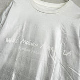 エムエムシックス メゾン マルジェラ 2018AW ロゴ コーディング Tシャツ メタリックシルバー - NEWSED