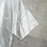 エムエムシックス メゾン マルジェラ 2018AW ロゴ コーディング Tシャツ メタリックシルバー - NEWSED