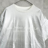 エムエムシックス メゾン マルジェラ 2018AW ロゴ コーディング Tシャツ メタリックシルバー - NEWSED