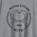 メゾン キツネ ホテル 2019 クラブ ロゴ ニット グレー - NEWSED