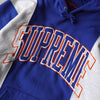 Supreme 2019AW 徽标连帽衫 蓝/白