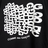 コム デ ギャルソン 2020年製 プリント Tシャツ ブラック - NEWSED