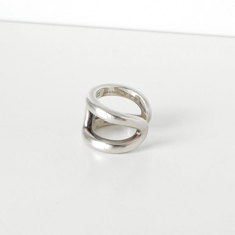 エルメス 2021年製 オスモズ GM シルバー925 指輪 リング 55サイズ / 14号 - NEWSED