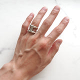 エルメス 2021年製 オスモズ GM シルバー925 指輪 リング 55サイズ / 14号 - NEWSED