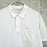 プラダ 2021SS ロゴ タグ ポケット 半袖ポロシャツ ホワイト - NEWSED