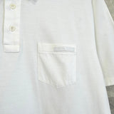 プラダ 2021SS ロゴ タグ ポケット 半袖ポロシャツ ホワイト - NEWSED