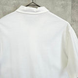 プラダ 2021SS ロゴ タグ ポケット 半袖ポロシャツ ホワイト - NEWSED