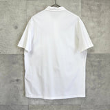 プラダ 2021SS ロゴ タグ ポケット 半袖ポロシャツ ホワイト - NEWSED