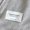 Beautiful People 2022-2023AW Back Logo Cotton Rider Jacket in Black/Bordeaux