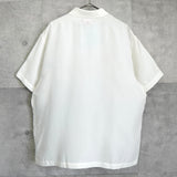 シュプリーム 2022FW Heavenly Silk Polo White シルク ヘブンリー 半袖ポロシャツ ホワイト - NEWSED